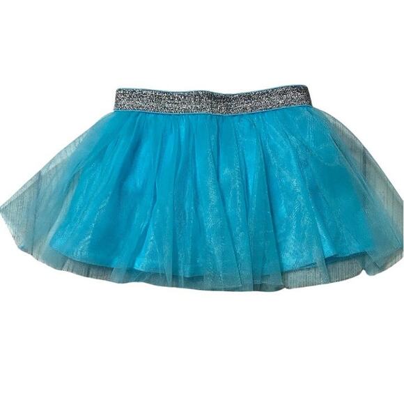 Garanimals Infant Blue TUTU Sparkle Skirt Panties Attached Size 6/9 Months - Picture 1 of 2